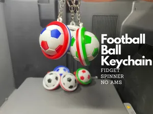 World Cup Fidget Spinner Keychain Football Ball