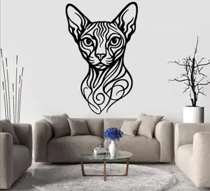 Sphynx cat wall art