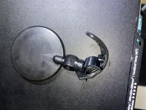 Bicycle mirror replacement mount