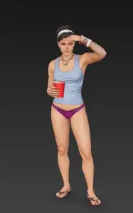 Personaje Femenino GTA5 / Female Character from GTA 5