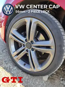 VW Center Cap - Wheel Hub Cover (Clean Fit, OEM Style) Volkswagen Easter