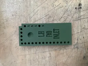 Cirrus Vision Jet SF50 LH FWD Inlet screw panel