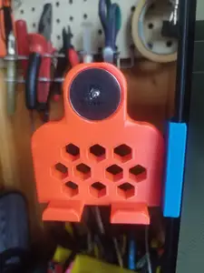 Mobile phone magnet holder for monitor
