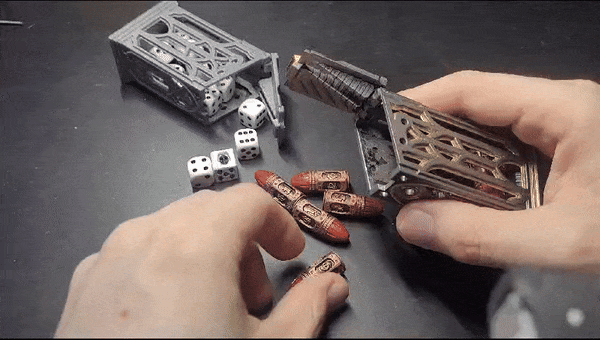 Imperial Bolter Bullet Dice and Magazin