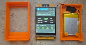 3.2" LCD Display - ESP32 CASE with LIPO battery