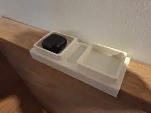 Bedside Organizer Tray for Earbuds and Small Items