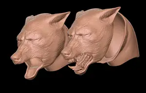 BLAIDD COSPLAY black wolf mask life size - Elden Ring Fan Art