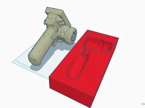HotRC CT-8A 3d scan with negative cutout for Box inset