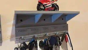 5pc key hanger with shelf