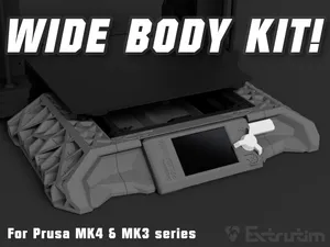 Prusa MK3 MK4 Body Kit | The Bulletproof Wide Body | MK3 MK3.5 MK3.9 MK4 MK4S