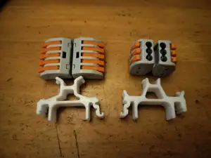 WAGO 222 Series DIN Rail Mount (Space Invaders Edition!)