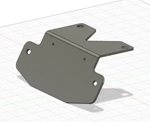Suzuki DR650 Tail Tidy License Plate Bracket