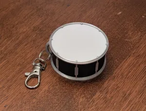 Snare Drum Keychain / Ornament