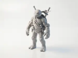 Leonardo TMNT Ninja Turtle Figurine 3D Printable