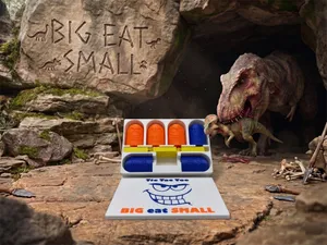 Box for Tic Tac Toe - BIG EAT SMALL aka GOBBLET GOBBLERS