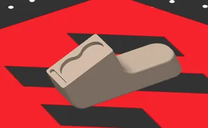 Magnetic Hook 2x 10x2mm magnets with Anti-Slip feature
