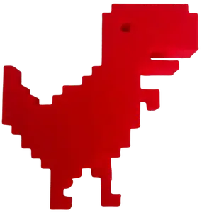 Chrome Dino BETA - Pixel-accurate DINO MODEL - Toys, Desk Decoration, Super Easy Fast Print (Google Offline Game Dino)