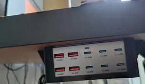 UNDER DESK MOUNT HOLDER 330W GAN CHARGER