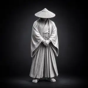 Ronin Samurai Statue STL | Japanese Warrior Figure | Collectible Sculpture for 3D Printing