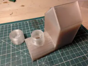 Gluepot reusable glue container with a screw cap