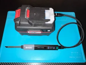 Parkside x20v battery to USB Type-C adapter for soldering iron