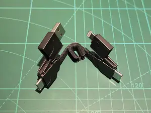 Portable charging cable spacer protector