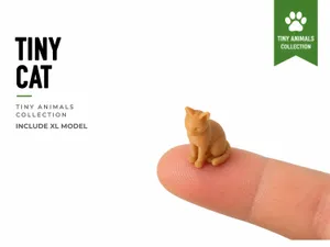 Tiny Cute Cat - Mini Animals Series