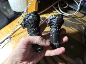 Gothic wolf gearbox handle