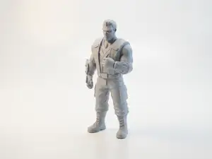 Cyborg Man Figurine Fantasy 3D Printable