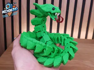 Articulated Cobra – Multi-Part 3D Print Model