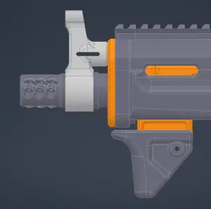 Wolver999 Custom AK Style Front sight and Muzzle