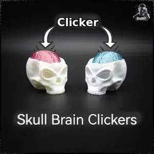 Skull Brain Clickers