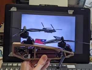 VC-04 Arowana Tandem-Rotor Bicopter Frame