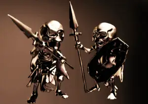 Skeleton Spear & Shield MINIS