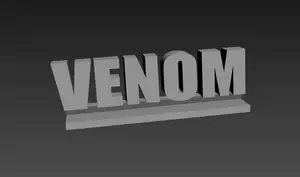 Display Name Tag - VENOM – Modular Collectible System – #SAVFX