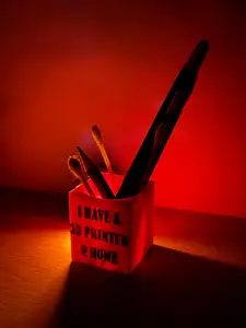 “I HAVE A 3D PRINTER @ HOME" – Fun Pen Holder / Desk Organizer
