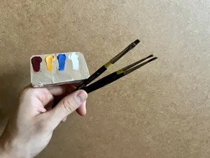 Finger Palette Ring (for painting!)