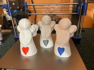 Angel with Space for LED Candle (Multi/Single color)