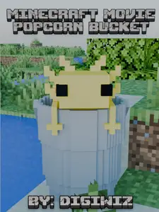 Axolotl in a Popcorn Bucket