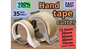Hand tape cutter | 7 sizes | 100% 3D printed