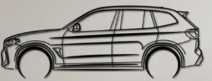 BMW X3 M Competition 2022 Wall Art