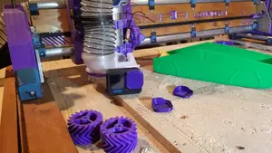 Kobalt Dust Shoe for LowRider 4 CNC + GoPro 'n Mister
