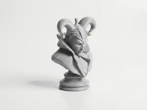 Joker Chess King Bust DC Comics 3D Printable