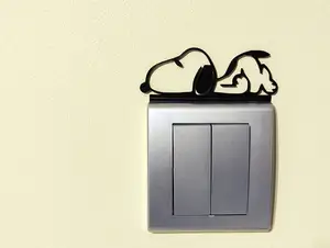 Snoopy Light Switch / Outlet Decoration – 3D Printable Model