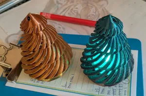 Twirl Tree - Stand Alone or Hanging Ornament