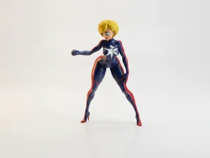 Miss Incredible Figurine Cartoons Animation 3D Printable