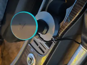 Phone holder adapter for a car cup holder (old)