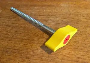Handle for M8 Coach Screw. Can be screwed into the ground by hand to attach guy ropes etc..
