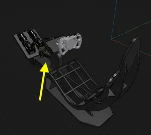 sim wind fan mount for rk1 rig