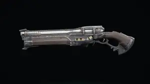 Double-barreled rifle doom diorama
